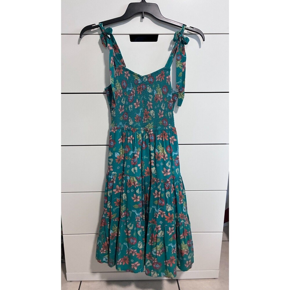 Her Universe Jurassic Park World Botanical Raptor Print Tank Dress Size Small